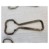 Lot of (8) Vintage Beer Bottle Openers from Minnesota Breweries - Hamm