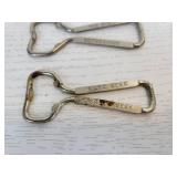 Lot of (8) Vintage Beer Bottle Openers from Minnesota Breweries - Hamm