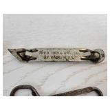 Lot of (7) Vintage Beer Bottle Openers from Minnesota Breweries - Hamm