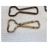 Lot of (7) Vintage Beer Bottle Openers from Minnesota Breweries - Hamm