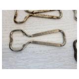 Lot of (7) Vintage Beer Bottle Openers from Minnesota Breweries - Hamm