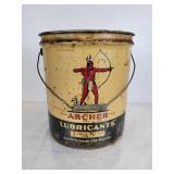 40# Archer Petroleum Grease Can - NO SHIPPING