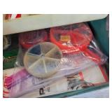 Vintage VICTOR Tackle Box with Lures, Tackle, and other Assorted Accessories