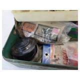 Vintage VICTOR Tackle Box with Lures, Tackle, and other Assorted Accessories