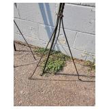 Lot of (3) Lightning Rods with Stands - NO SHIPPING