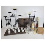 Lot of Candles and Candlescaping Items - NO SHIPPING