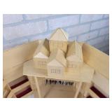 Hand Crafted Balsa Wood "Theater" Miniature Model - NO SHIPPING