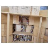 Hand Crafted Balsa Wood "Theater" Miniature Model - NO SHIPPING