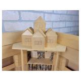 Hand Crafted Balsa Wood "Theater" Miniature Model - NO SHIPPING