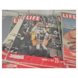 (50) 1950s Issues of LIFE Magazine - All are in Plastic Sleeves