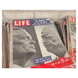 (50) 1950s Issues of LIFE Magazine - All are in Plastic Sleeves