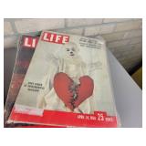 (50) 1950s Issues of LIFE Magazine - All are in Plastic Sleeves