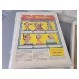 (120+) Vintage Magazine Ads from the 1920s to 1950s - All are Cardboard Backed and Plastic Sleeved - Topics are Shoes, Food, Cleaners and More