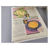 (120+) Vintage Magazine Ads from the 1920s to 1950s - All are Cardboard Backed and Plastic Sleeved - Topics are Shoes, Food, Cleaners and More