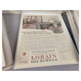 (120+) Vintage Magazine Ads from the 1920s to 1950s - All are Cardboard Backed and Plastic Sleeved - Topics are Shoes, Food, Cleaners and More