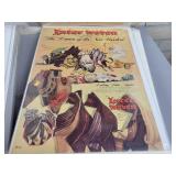 (120+) Vintage Magazine Ads from the 1920s to 1950s - All are Cardboard Backed and Plastic Sleeved - Topics are Shoes, Food, Cleaners and More