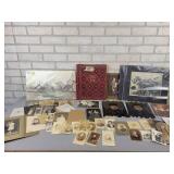(40+) Antique Photos - Including (2) 10" x 7" Tintypes and Memorial Photos