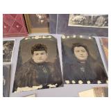 (40+) Antique Photos - Including (2) 10" x 7" Tintypes and Memorial Photos