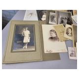 (40+) Antique Photos - Including (2) 10" x 7" Tintypes and Memorial Photos