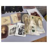 (40+) Antique Photos - Including (2) 10" x 7" Tintypes and Memorial Photos