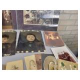 (40+) Antique Photos - Including (2) 10" x 7" Tintypes and Memorial Photos