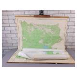 Lot of Vintage Maps - Yellowstone National Park, Gallatin National Forrest, Bozeman ranger District, Targhee National Forrest