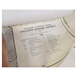 Lot of Vintage Maps - Yellowstone National Park, Gallatin National Forrest, Bozeman ranger District, Targhee National Forrest