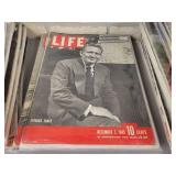 (40+) 1930s, 1940s and 1950s Issues of LIFE Magazine - All are in Plastic Sleeves