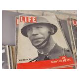 (40+) 1930s, 1940s and 1950s Issues of LIFE Magazine - All are in Plastic Sleeves