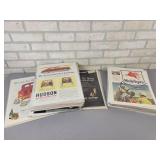 (125+) Vintage Magazine Ads from the 1930s to 1960s - All are Cardboard Backed and Plastic Sleeved - Topics are Gas & Oil, Tires, Automobiles, Transportation, Appliances and Beverages