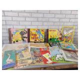 Vintage Capitol Record Sets (Looney Tunes and BOZO the Clown), 1930s Household Magazines, Vintage Coloring Books, "So Long MASH" TV-Guide and More