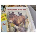 Vintage Capitol Record Sets (Looney Tunes and BOZO the Clown), 1930s Household Magazines, Vintage Coloring Books, "So Long MASH" TV-Guide and More