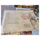 Vintage Capitol Record Sets (Looney Tunes and BOZO the Clown), 1930s Household Magazines, Vintage Coloring Books, "So Long MASH" TV-Guide and More