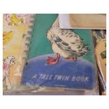 Vintage Capitol Record Sets (Looney Tunes and BOZO the Clown), 1930s Household Magazines, Vintage Coloring Books, "So Long MASH" TV-Guide and More