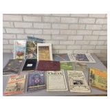 Lot of Vintage Hunting and Fishing Books, 1927 FOX Film Calendar Book, 1888 Mast, Foos & Co Catalog and More