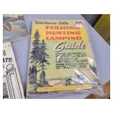 Lot of Vintage Hunting and Fishing Books, 1927 FOX Film Calendar Book, 1888 Mast, Foos & Co Catalog and More