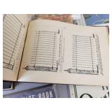 Lot of Vintage Hunting and Fishing Books, 1927 FOX Film Calendar Book, 1888 Mast, Foos & Co Catalog and More