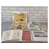 Original 1930s Coca Cola "Uncle Remus and the Happy Animals" Litho Cutouts (Uncut - Approx. 15" x 10"), Original Davey Crocket Child Vinyl Vest, Vintage Sports Ephemera and More