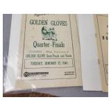 Original 1930s Coca Cola "Uncle Remus and the Happy Animals" Litho Cutouts (Uncut - Approx. 15" x 10"), Original Davey Crocket Child Vinyl Vest, Vintage Sports Ephemera and More