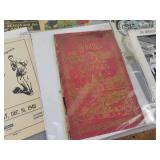 Original 1930s Coca Cola "Uncle Remus and the Happy Animals" Litho Cutouts (Uncut - Approx. 15" x 10"), Original Davey Crocket Child Vinyl Vest, Vintage Sports Ephemera and More