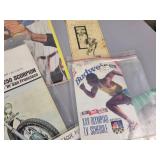 Original 1930s Coca Cola "Uncle Remus and the Happy Animals" Litho Cutouts (Uncut - Approx. 15" x 10"), Original Davey Crocket Child Vinyl Vest, Vintage Sports Ephemera and More