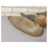 (4) Vintage Carved Wood Duck Decoys