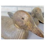 (4) Vintage Carved Wood Duck Decoys