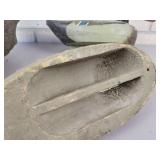 (3) Vintage Carved Wood / Cork Duck Decoys