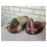 (5) Vintage Wood and Fiber Duck Decoys