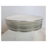 Set of Wedgwood Bone China - Doric Pattern with Classic Platinum Band - NO SHIPPING