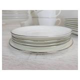 Set of Wedgwood Bone China - Doric Pattern with Classic Platinum Band - NO SHIPPING