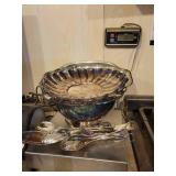 Lot of Sterling Silver and Silver Plated Serveware