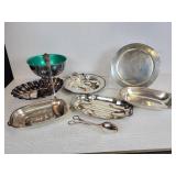 Lot of Sterling Silver and Silver Plated Serveware
