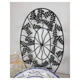 Casanova Glass Studio Original Blown Art Glass Bowl, Crown Sterling Silver Glass Coasters, Wine Bottle Chiller, and More - NO SHIPPING